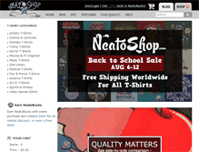 Tablet Screenshot of neatoshop.com